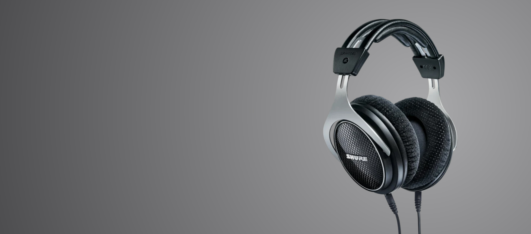 Shure SRH1540 Premium Closed-Back Headphones - Black Headphones